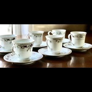 Fine China Set Cups and Plates